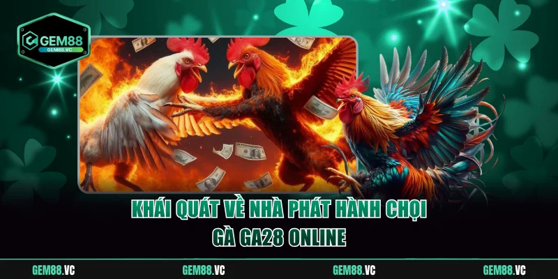 Khái quát về nhà phát hành chọi gà GA28 online